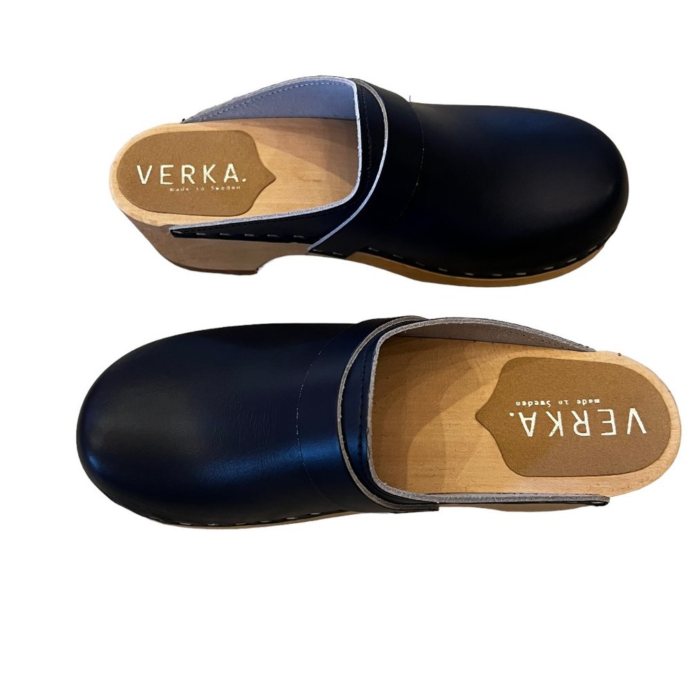 NEW Verka “Ledig” Clogs in Blueberry – Size EU 37 (US 6–6.5) - Picture 4 of 13